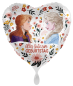 Preview: Folienballon - Alles Gute zum Geburtstag, Frozen Anna und Elsa! - ø 43cm